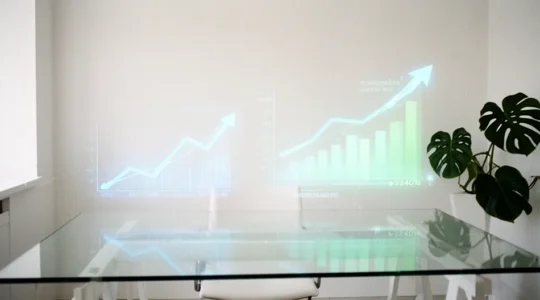 Strategische E-Commerce-Optimierung mit visualisierten Wachstumshebeln und KPI-Dashboard