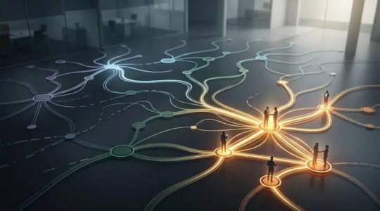 Visuelle Darstellung der Kundenbindung und Präventionsstrategien gegen Abwanderung